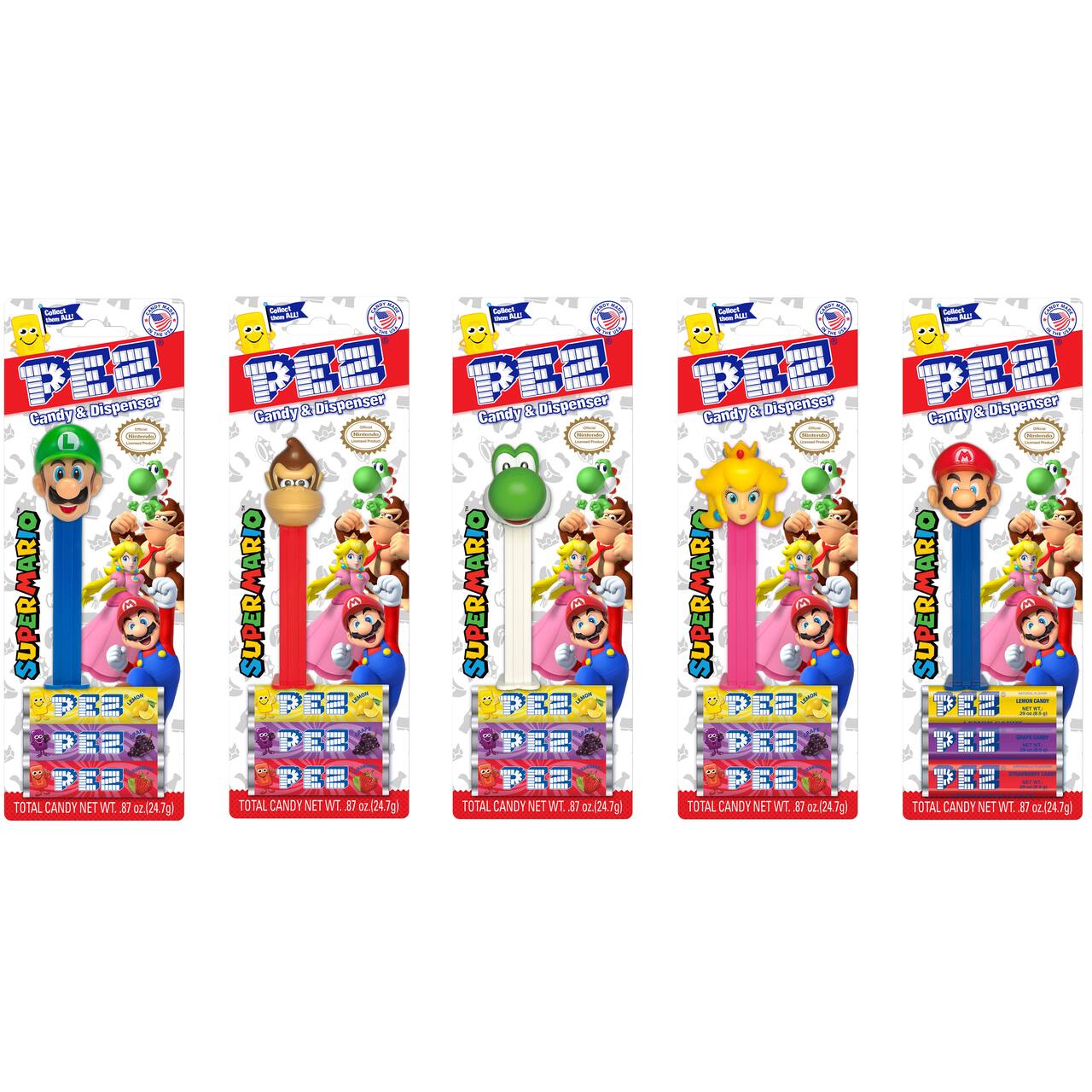 Assorted Pez® Nintendo® Super Mario™ Character Dispenser, 1pc.